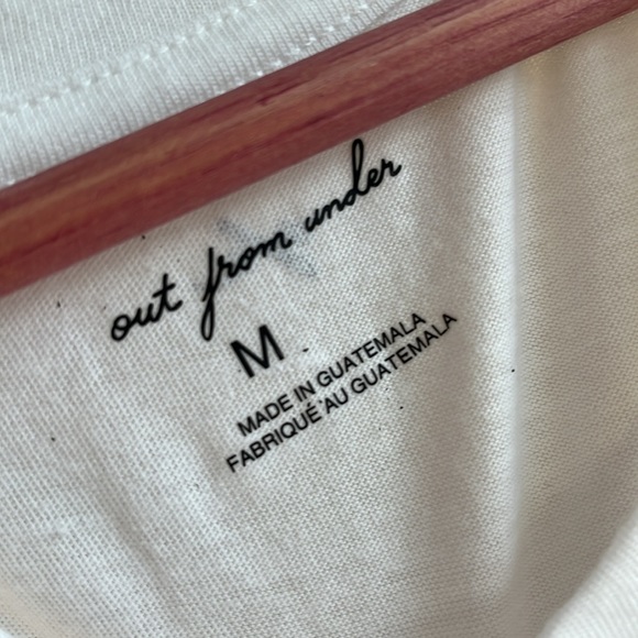 NWOT Urban Outfitters Out From Under Muscle Tee Tank White Size M - Picture 5 of 7